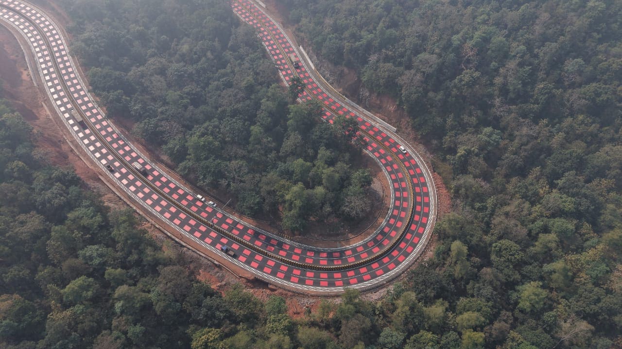 Red Road Jabalpur Madhya Pradesh Laal Sadak MP on NH 45