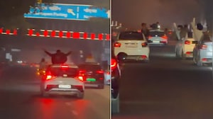 Viral Video Shows Dangerous Car Racing Stunts On Delhi&ndash;Noida Road