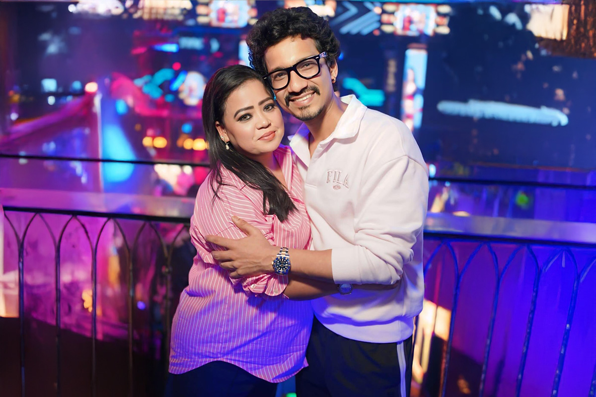 Bharti Singh Reacts to Haarsh Limbachiyaa's Joke With a Funny Threat