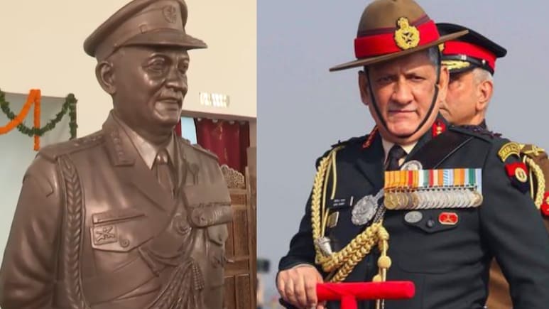 कहां बनी है देश के पहले CDS बिपिन रावत की यह मूर्ति?