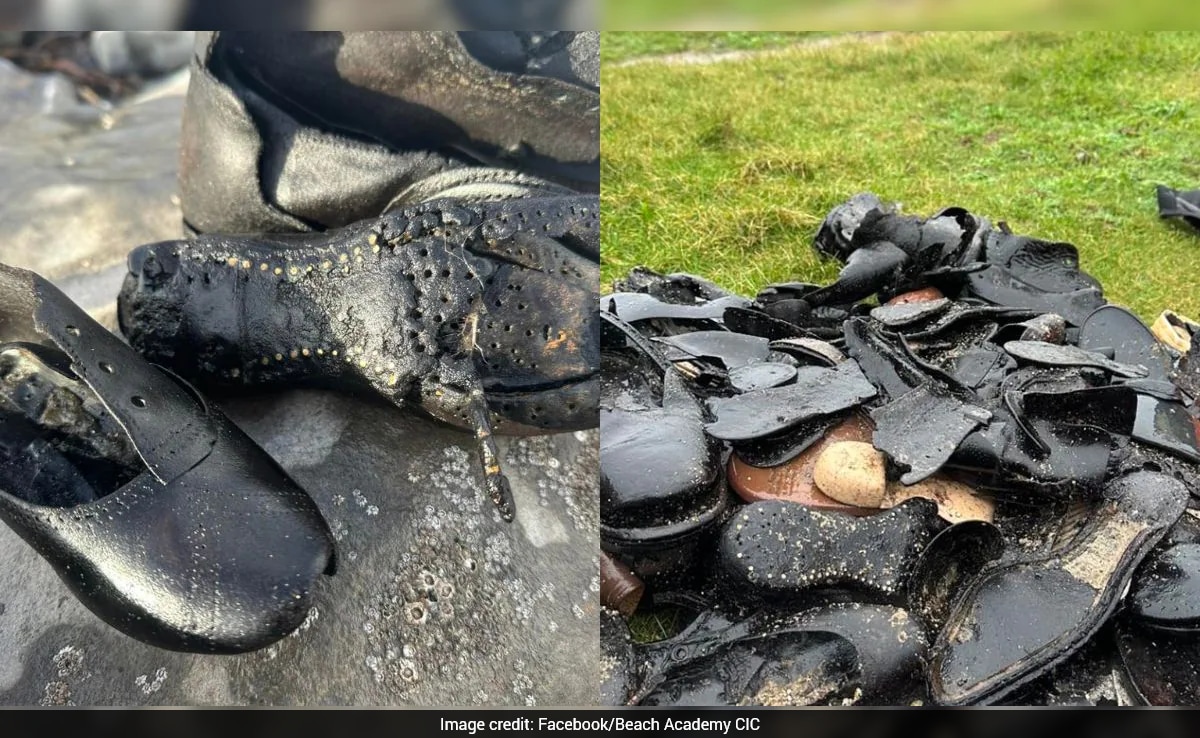Why Have Hundreds Of Victorian Shoes Washed Up On A UK Beach? Locals Puzzled