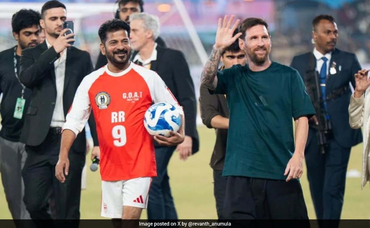 "Couldn't Even Pass": Kiren Rijiju Jabs Revanth Reddy Over Messi Video