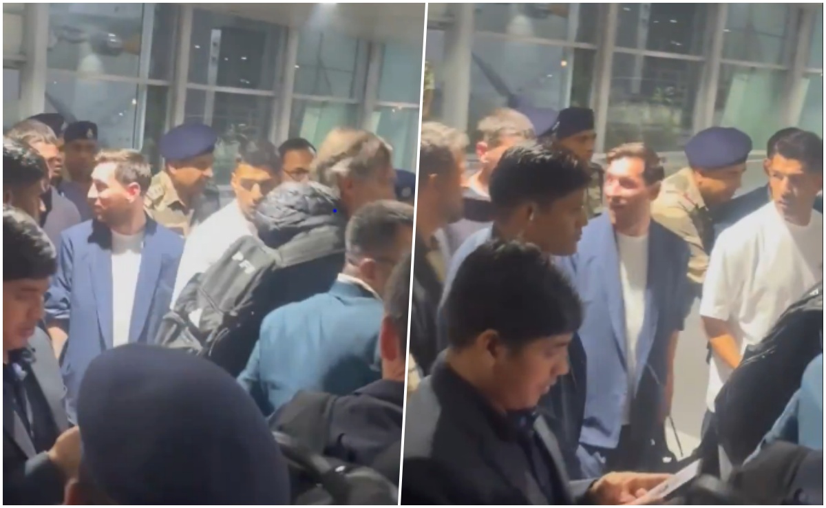 फुटबॉल खिलाड़ी लियोनेल मेसी पहुंचे कोलकाता, फैंस में जबरदस्त उत्साह