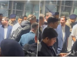 फुटबॉल खिलाड़ी लियोनेल मेसी पहुंचे कोलकाता, फैंस में जबरदस्त उत्साह