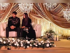 Neeraj And Wife Himani Host Marriage Reception, PM Modi Attends Event. See Pics