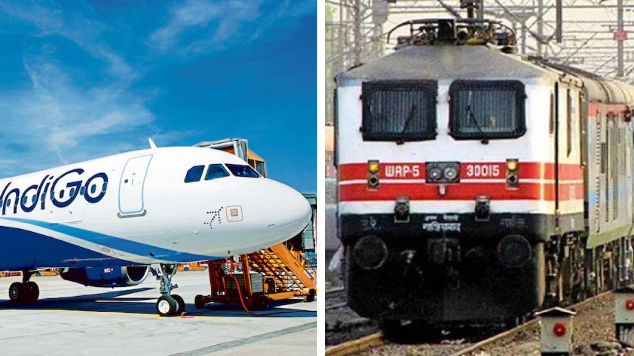 इंडिगो ने बढ़ाई टेंशन तो यात्रियों के लिए रेलवे बना सहारा, कर दिया ये खास ऐलान