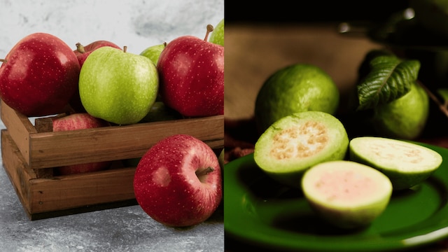 Apples and guavas are nutritional powerhouses that can nourish the body