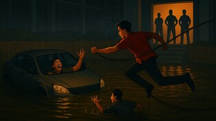 हाथ में टॉर्च, मदद की चीखें&hellip; रेस्क्यू टीम पीछे हटी तो डिलीवरी बॉय ने दांव पर लगा दी जान, लेकिन नहीं बचा युवराज