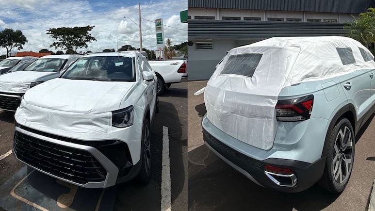 Volkswagen Taigun Facelift Snapped; Pics Reveal Crisp Details