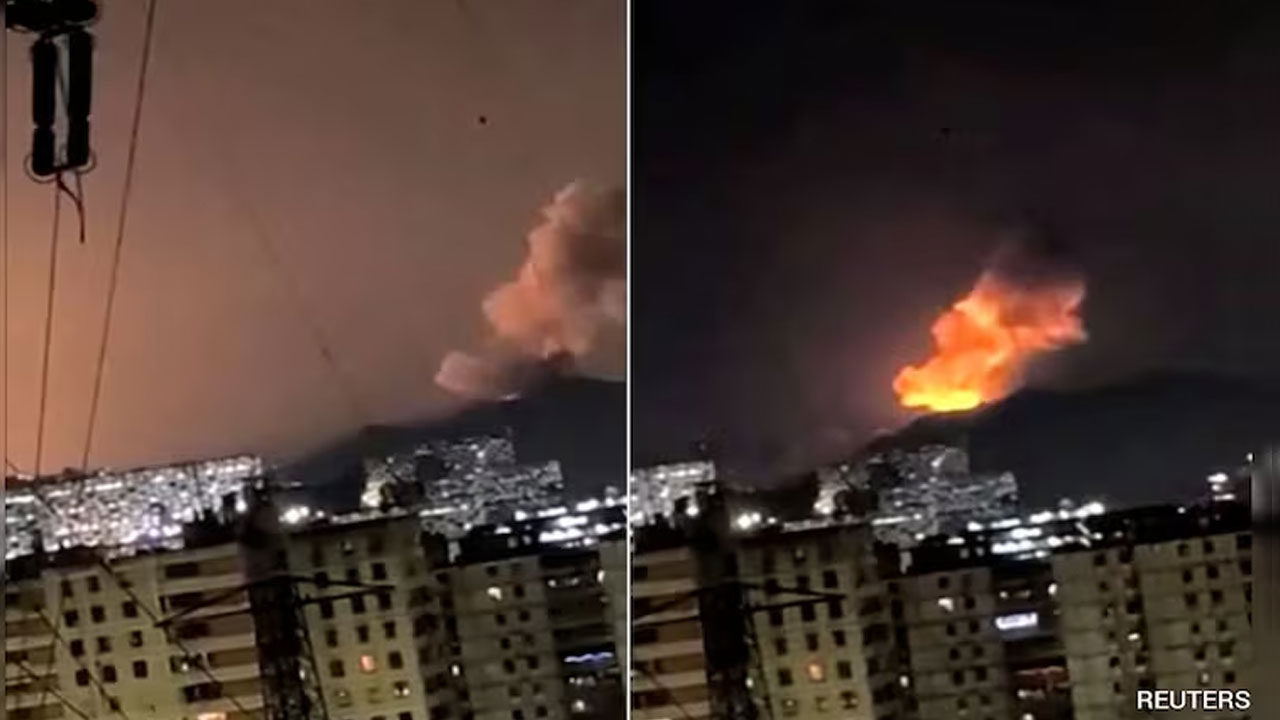 Loud Explosions In Venezuela After Trump Warns Of Ground Strikes