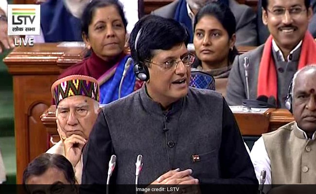 Rs 6,000 Investment Support To Farmers: Piyush Goyal