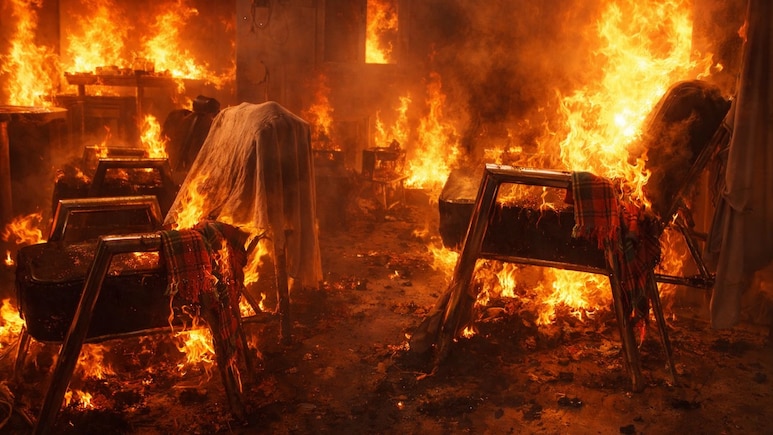 MP News: दस रुपये की चाय के विवाद में नाई की दुकान में पेट्रोल डालकर &nbsp;लगा दी गई आग, CCTV के जरिए पकड़ाया आरोपी