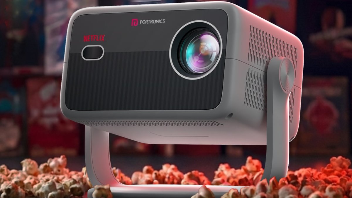 Portronics का नया स्मार्ट प्रोजेक्टर हुआ लॉन्च, दीवार पर 100-इंच साइज में दिखाएगा मूवी, जानें कीमत