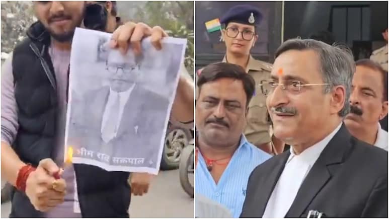 अंबेडकर की तस्वीर जलाने का मामला, हाईकोर्ट से दूसरे दिन भी राहत नहीं, एडवोकेट अनिल मिश्रा जेल में ही रहेंगे
