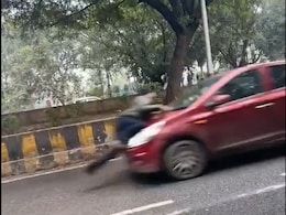 Video: Man Rams Greater Noida Cop To Evade Checking, Drags Him 500 Metres
