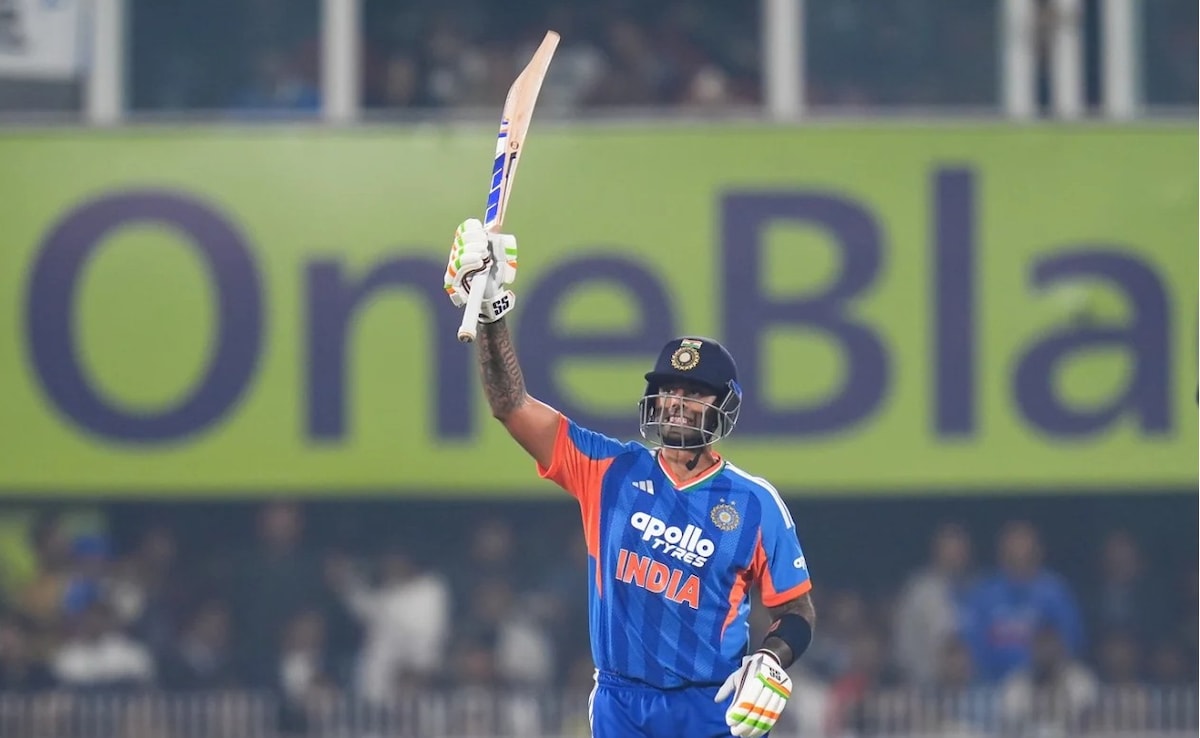 Suryakumar Yadav Jumps Five Spots To Seventh In Latest ICC T20I Rankings