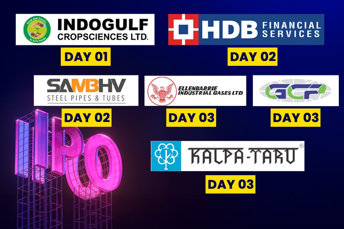 IPO Updates: HDB Financial Services, Kalpataru Fully Subscribed; Indogulf Nearly Halfway Bid On Day One