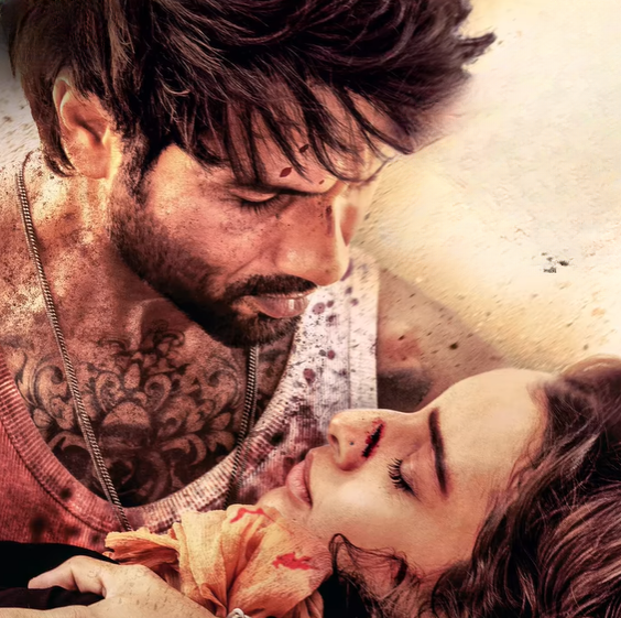 <i>O' Romeo</i> New Poster: Shahid Kapoor Holds Wounded Triptii Dimri Close