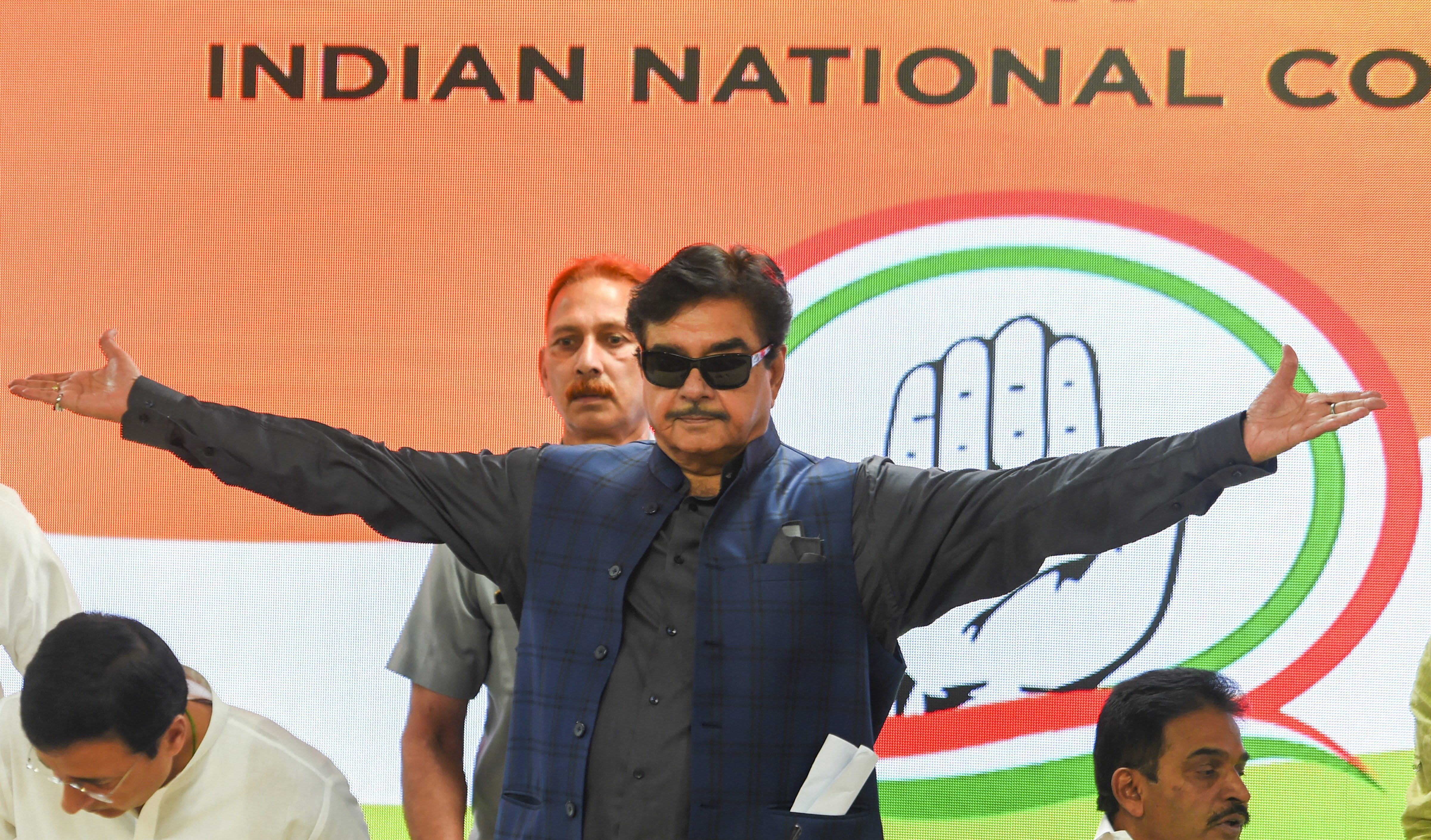 Former BJP MP Shatrughan Sinha Joins Congress, To Fight From Patna Sahib