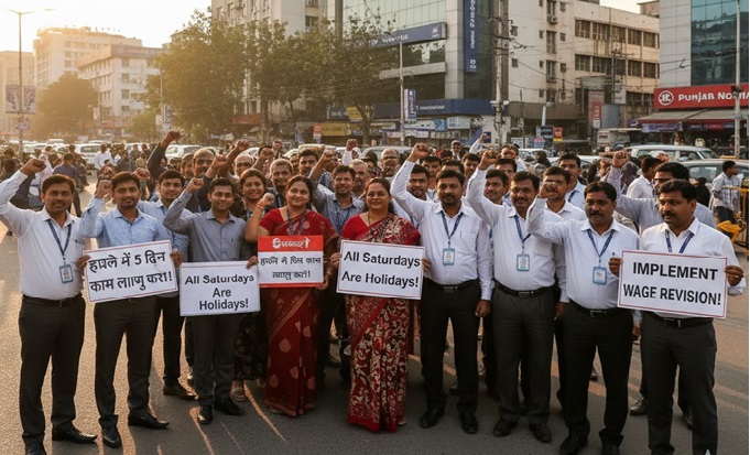 यूनियन की हड़ताल! देशभर के बैंक लगातार 4 दिन बंद रहेंगे, तारीखें नोट कर लें, 23 तक निपटा लें जरूरी काम