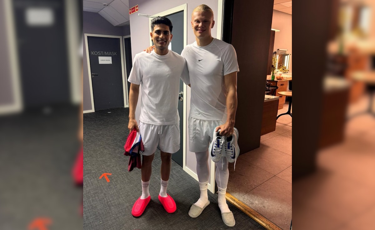 Shubman Gill Meets Manchester City Star Erling Haaland, Gets A Special Gift