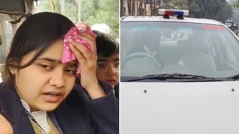 रिक्शा से स्कूल जा रहे बच्चों को SDM की कार ने मारी टक्कर, सड़क पर गिर पड़े बच्चे