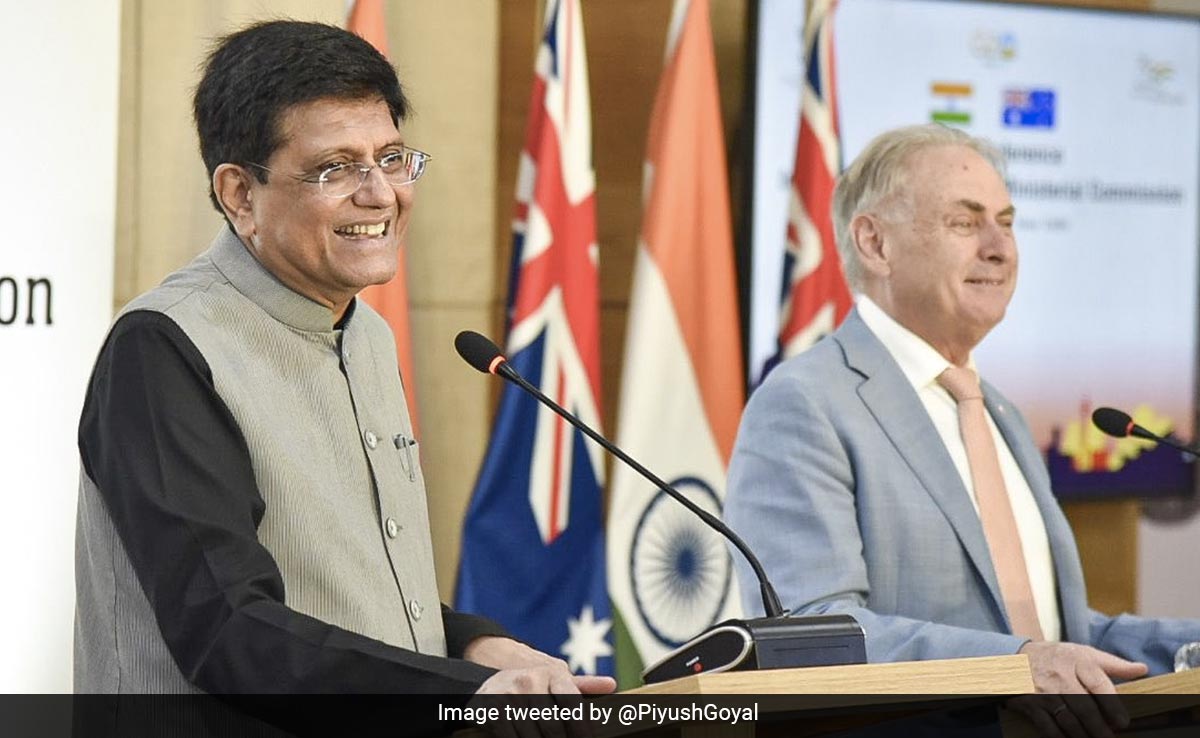 India, Australia To Conclude Free Trade Agreement Talks By End Of 2023