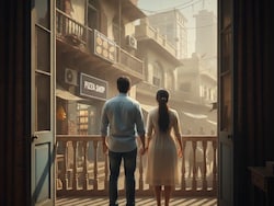 UP Couple Jump From Pizza Shop On 2nd Floor To Escape Hindu Group