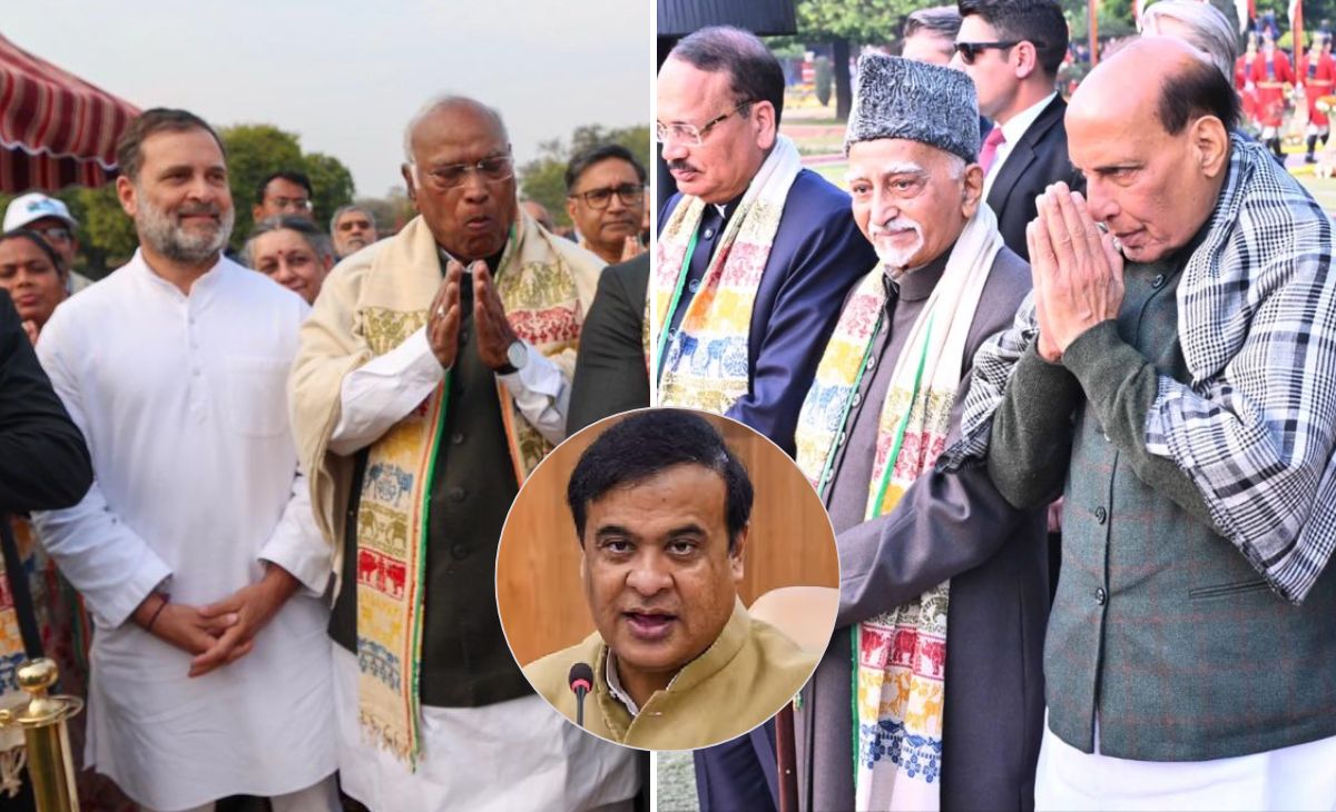 गमछे पर गरमाई सियासत: हिमंता ने राहुल से की माफी की मांग तो कांग्रेस ने राजनाथ की तस्वीर से दिया जवाब