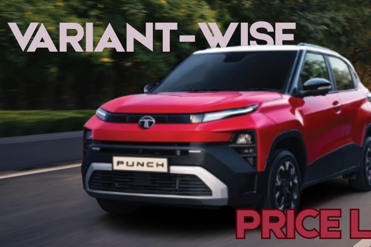 2026 Tata Punch Facelift Variant-Wise Pricing: Petrol, CNG, Automatic