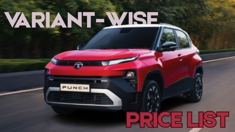2026 Tata Punch Facelift Variant-Wise Pricing: Petrol, CNG, Automatic
