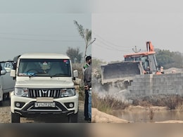 जयपुर में JDA की बड़ी कार्रवाई, 40 बीघा ज़मीन पर बन रही कॉलोनी पर चले बुलडोज़र; गिराए दुकान-मकान&nbsp;