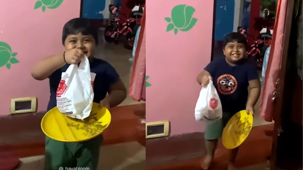 <i>"Biryani Paglu"</i>: Internet Relates To Young Boy's Excitement At Receiving Biryani