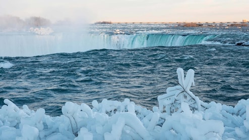 Videos Of 'Frozen' Niagara Falls Go Viral. How To Experience This Winter Phenomenon