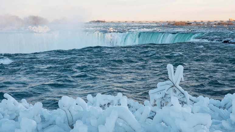 Videos Of 'Frozen' Niagara Falls Go Viral. How To Experience This Winter Phenomenon
