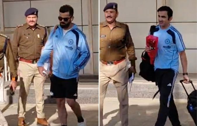 IND vs NZ 3rd ODI: इंदौर पहुंची इंडिया-न्यूजीलैंड की टीमें, विराट और गंभीर को देख झूमे फैंस