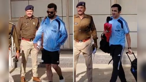 IND vs NZ 3rd ODI: इंदौर पहुंची इंडिया-न्यूजीलैंड की टीमें, विराट और गंभीर को देख झूमे फैंस