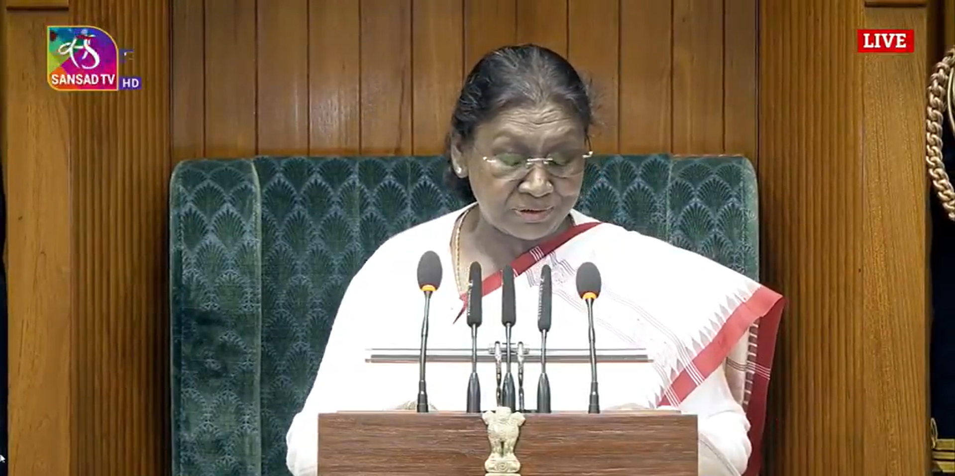 LIVE: संसद के बजट सत्र की आज से हुई शुरुआत, राष्ट्रपति मूर्मू कर रहीं जॉइंट सेशन को संबोधित