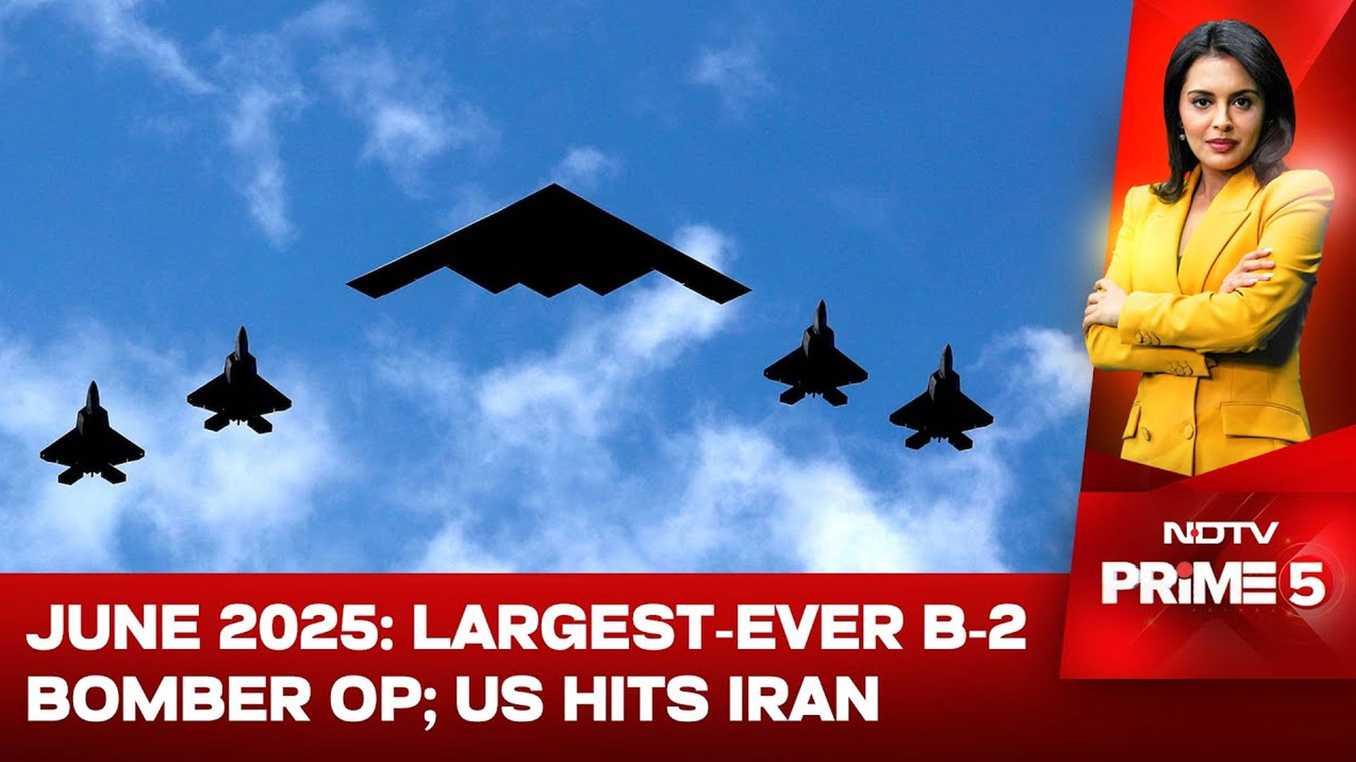 Largest-Ever B-2 Bomber Operation As US Hits Iran In June 2025