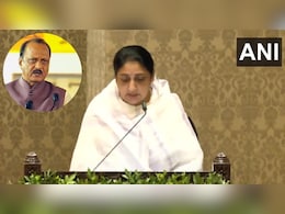 इधर शपथ ले रही थीं सुनेत्रा, उधर अजित दादा अमर रहे के लग रहे थे नारे