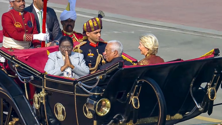 छह घोड़े, सोने की परत वाली शाही बग्घी... गणतंत्र दिवस पर विदेशी मेहमानों संग राष्ट्रपति ने की शानदार सवारी, जानें इतिहास