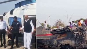 Sharad Pawar Reaches Baramati, En-Route The Plane crash Site