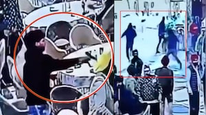 CCTV Shows Punjab AAP Sarpanch Shot In The Head At Amritsar Wedding Hall, Dies