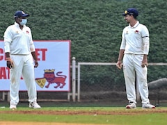 Sarfaraz Khan Wears Mask On Field As Pollution Row Strikes Ranji Trophy Match