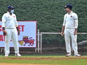 Sarfaraz Khan Wears Mask On Field As Pollution Row Strikes Ranji Trophy Match