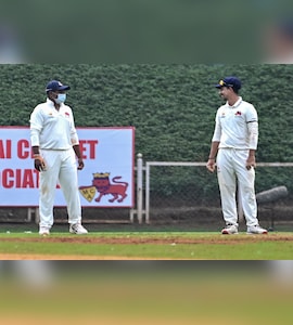 Sarfaraz Khan Wears Mask On Field As Pollution Row Strikes Ranji Trophy Match