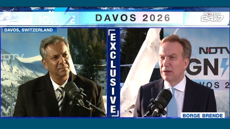 NDTV IGNITE: 'ग्&zwj;लोबल ग्रोथ में 20% हिस्&zwj;सेदारी केवल भारत की होगी', दावोस में एनडीटीवी से बोले WEF प्रेसिडेंट