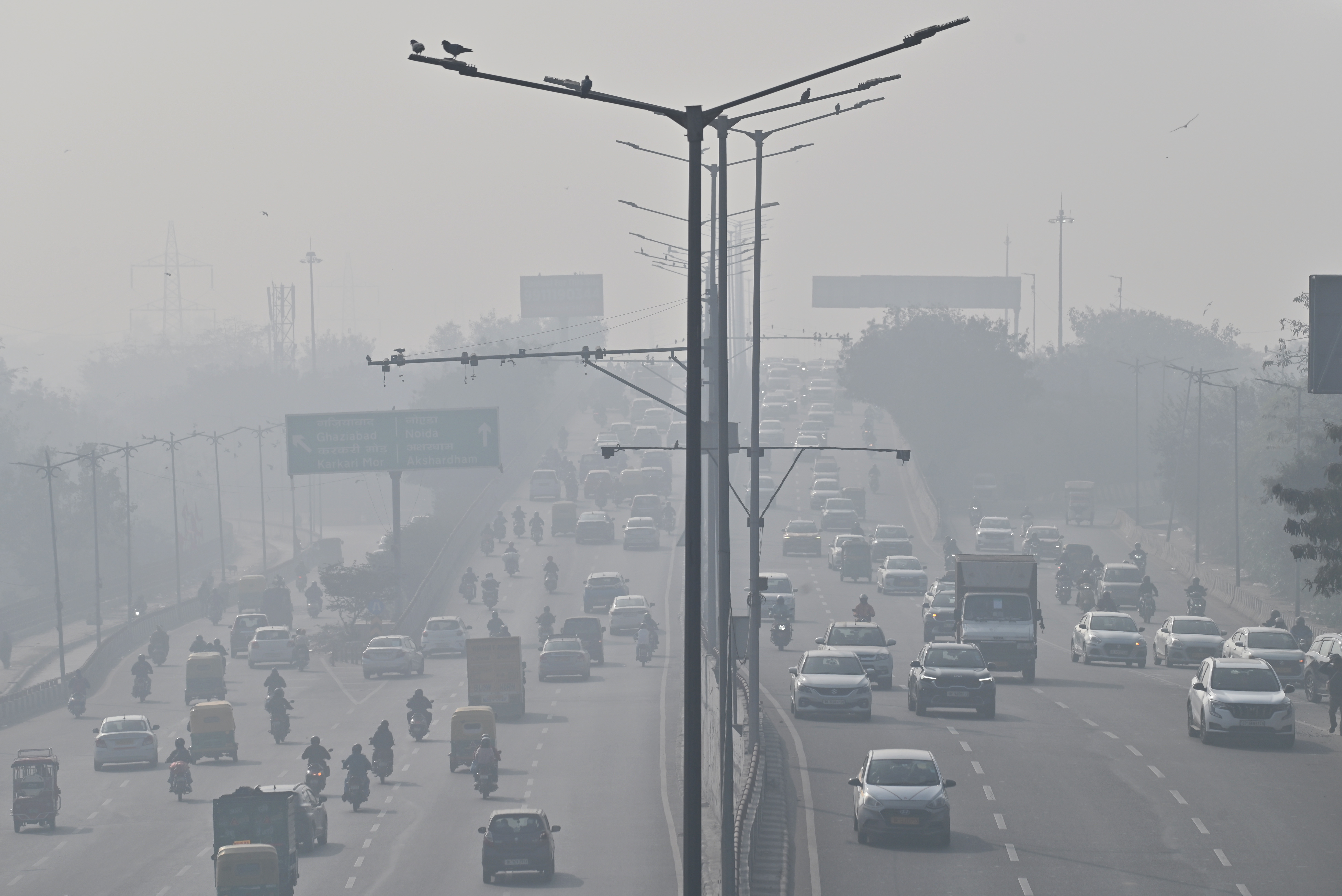 Dense Fog Blankets Delhi-NCR, Low Visibility At Airport Amid Cold Wave