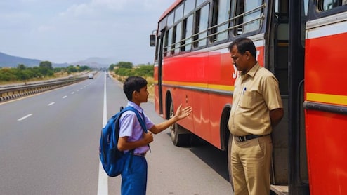 Solapur News : पाचवीच्या मुलाला हायवेवर दिलं उतरवून; लालपरीच्या कंडक्टरकडून भयंकर शिक्षा, संतापजनक कृत्य!