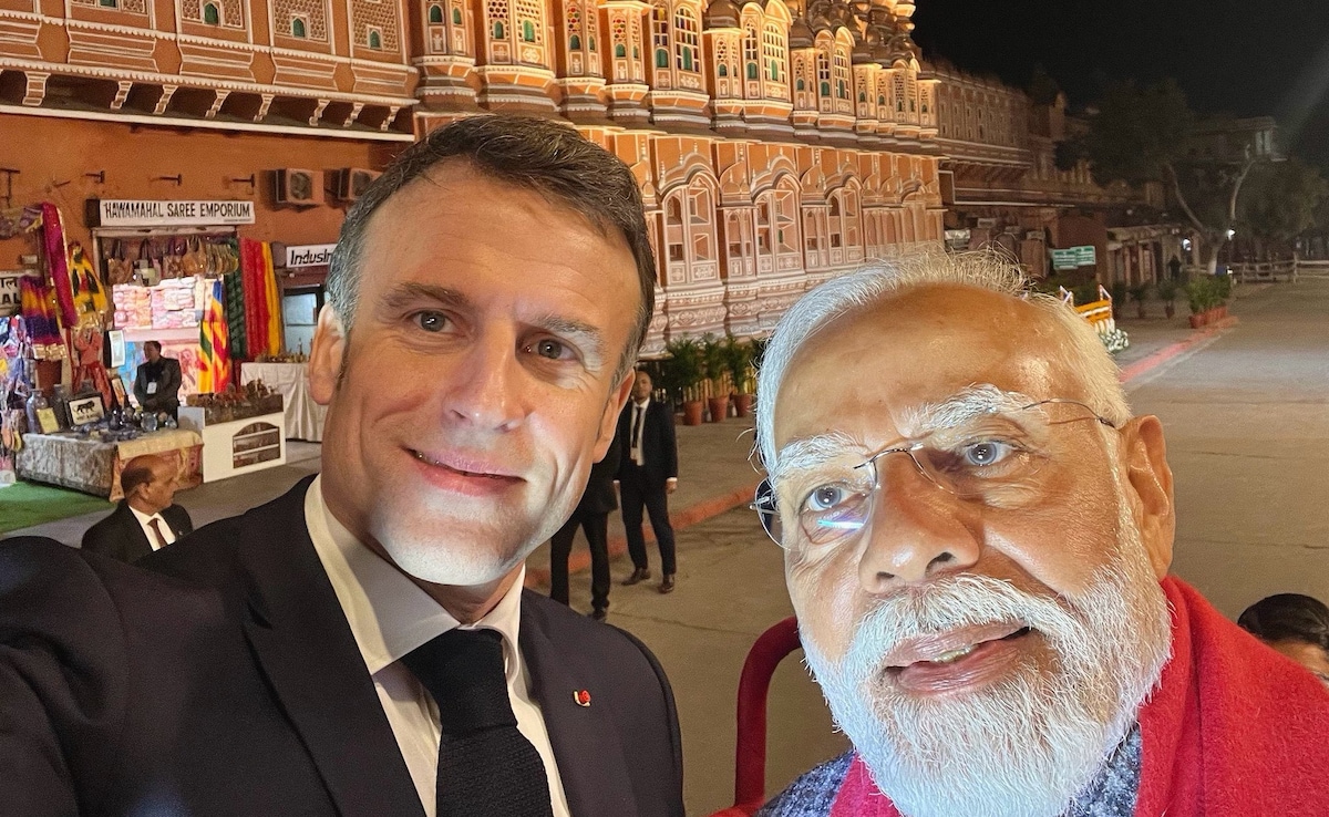 In Macron's Republic Day Wish, A "Wonderful Memory" Throwback Selfie With PM Modi
